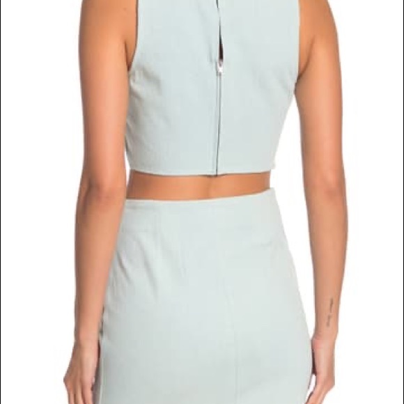 BCBGeneration denim scalloped two piece NWT - Picture 2 of 7